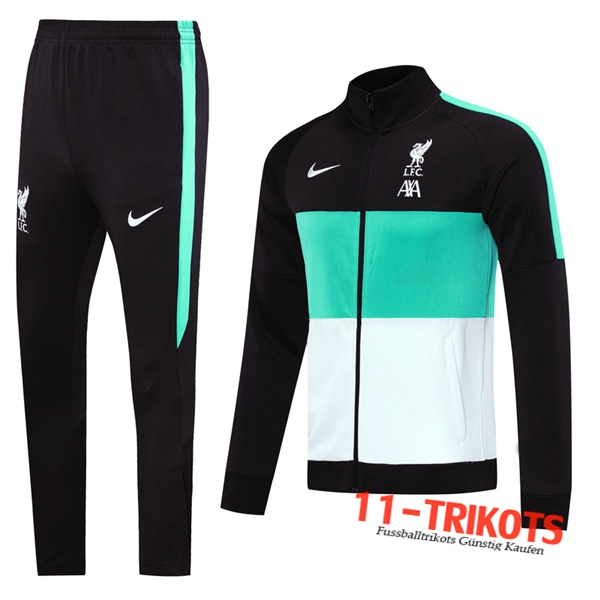 FC Liverpool Trainingsanzug (Jacke) Schwarz 2020 2021 | 11-trikots