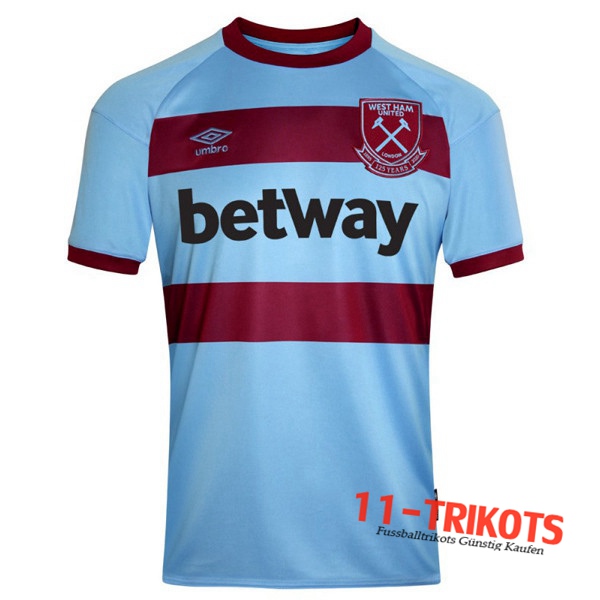 Fussball West Ham Auswärtstrikot 2020 2021 | 11-trikots