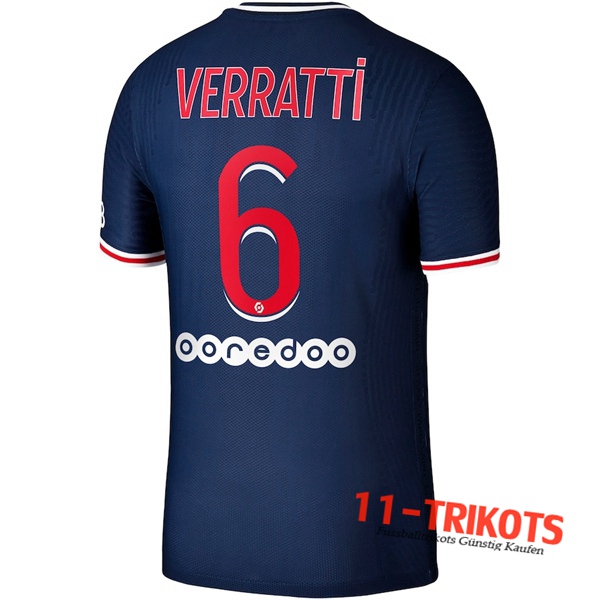 Fussball PSG (Verratti 6) Heimtrikot 2020 2021 | 11-trikots