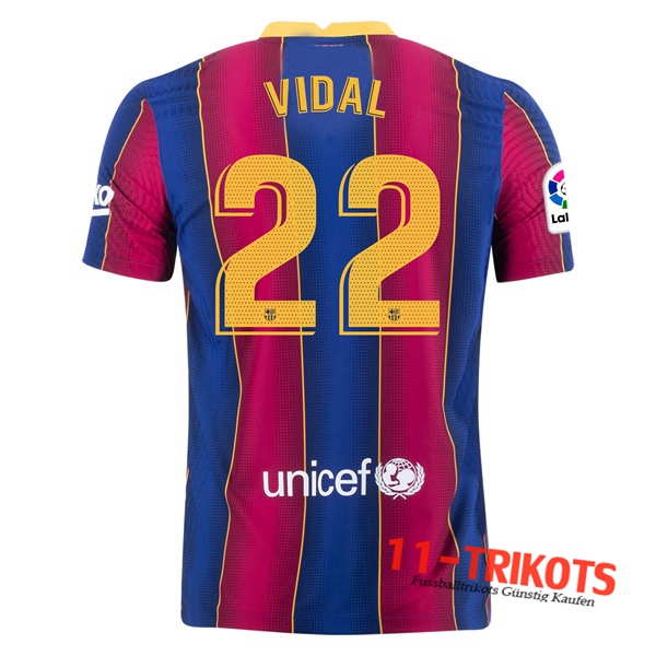 Fussball FC Barcelona (VIDAL 22) Heimtrikot 2020 2021 | 11-trikots