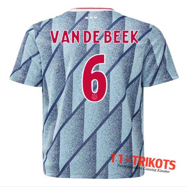 Fussball AFC Ajax (VANDEBEEK 6) Auswärtstrikot 2020 2021 | 11-trikots
