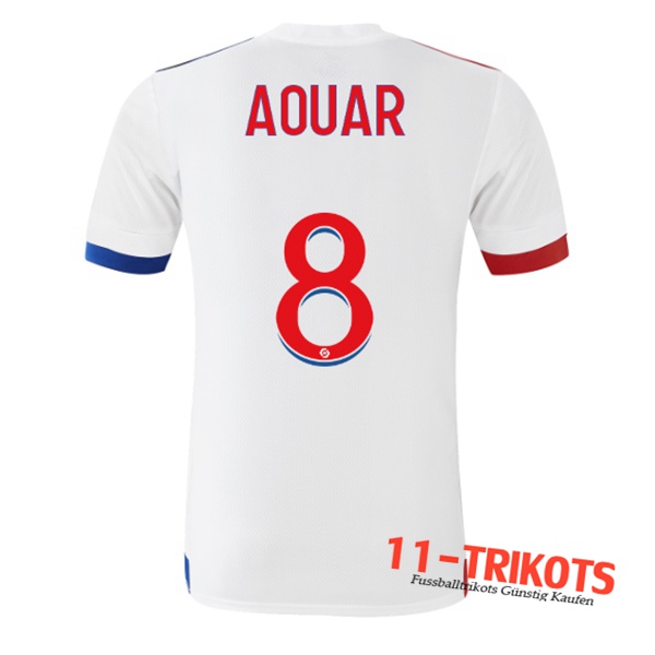 Fussball Lyon OL (AOUAR 8) Heimtrikot 2020 2021 | 11-trikots