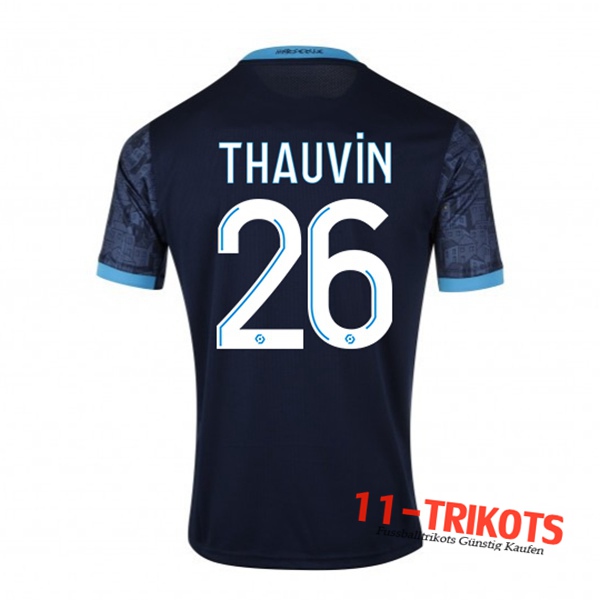 Fussball Marseille OM (Thauvin 26) Auswärtstrikot 2020 2021 | 11-trikots