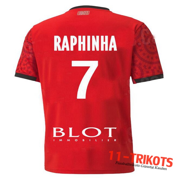 Fussball Stade Rennais (RAPHINHA 7) Heimtrikot 2020 2021 | 11-trikots