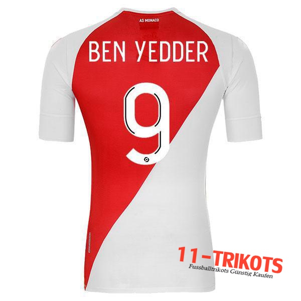 Fussball AS Monaco (BEN YEDDER 9) Heimtrikot 2020 2021 | 11-trikots