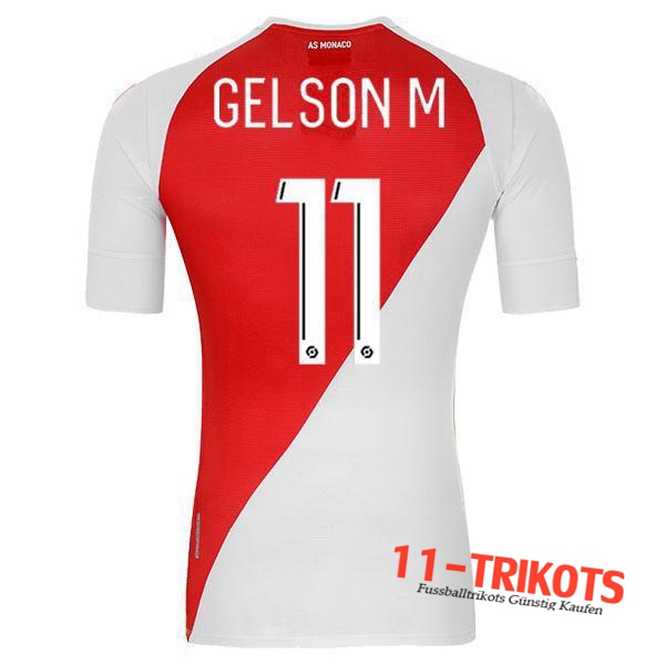 Fussball AS Monaco (GELSONM 11) Heimtrikot 2020 2021 | 11-trikots