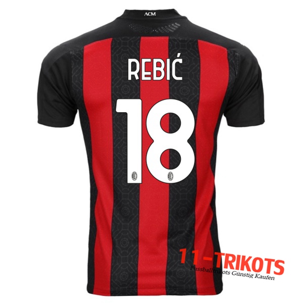 Fussball Milan AC (REBIC 18) Heimtrikot 2020 2021 | 11-trikots