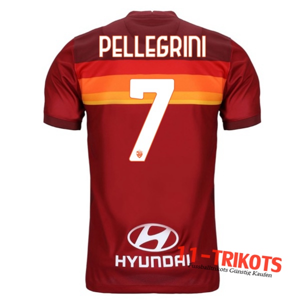 Fussball AS Roma (PELLEGRINI 7) Heimtrikot 2020 2021 | 11-trikots