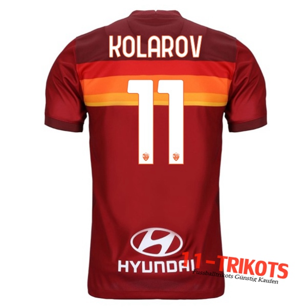 Fussball AS Roma (KOLAROV 11) Heimtrikot 2020 2021 | 11-trikots