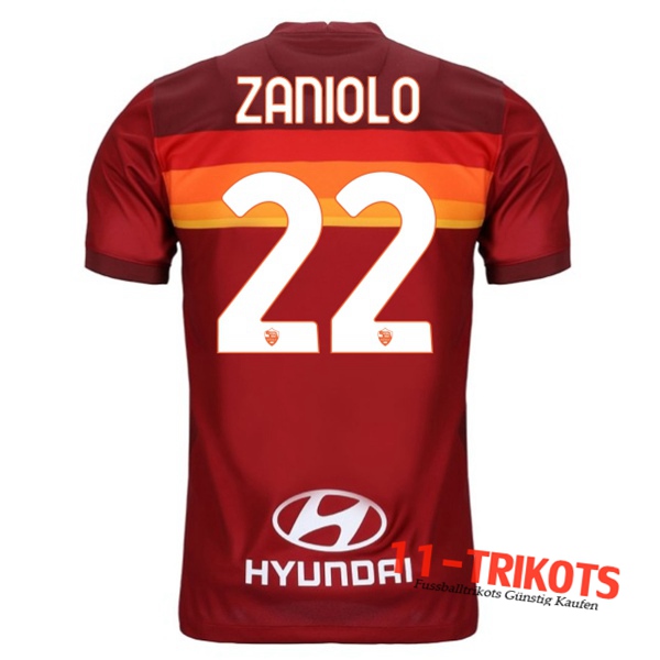 Fussball AS Roma (ZANIOLO 22) Heimtrikot 2020 2021 | 11-trikots
