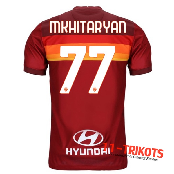 Fussball AS Roma (MKHITARYAN 77) Heimtrikot 2020 2021 | 11-trikots