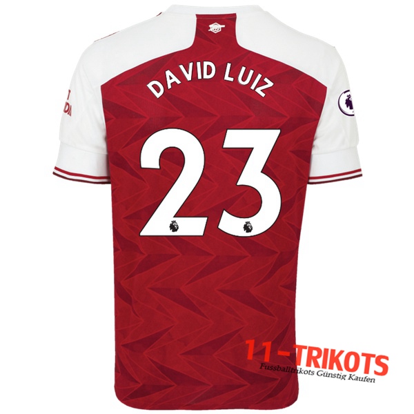 Fussball Arsenal (David Luiz 23) Heimtrikot 2020 2021 | 11-trikots