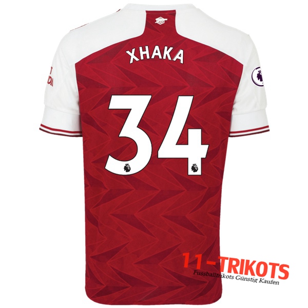 Fussball Arsenal (Granit Xhaka 34) Heimtrikot 2020 2021 | 11-trikots