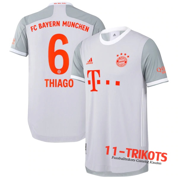 Fussball Bayern Munchen (Thiago 6) Auswärtstrikot 2020 2021 | 11-trikots