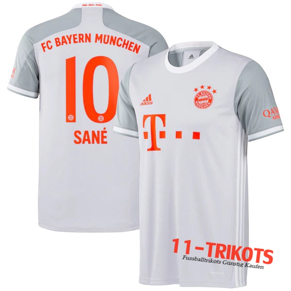 Fussball Bayern Munchen (Sané 10) Auswärtstrikot 2020 2021 | 11-trikots