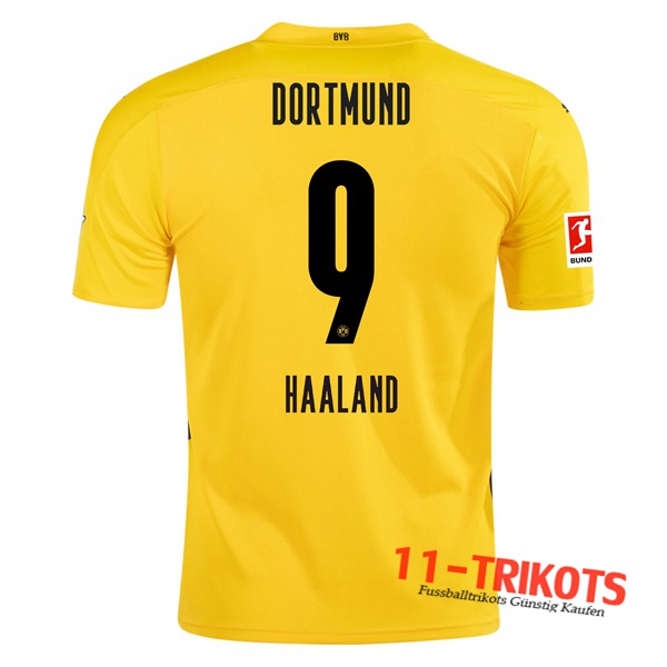 Fussball Dortmund BVB (HAALAND 9) Heimtrikot 2020 2021 | 11-trikots