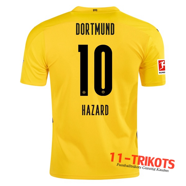 Fussball Dortmund BVB (HAZARD 10) Heimtrikot 2020 2021 | 11-trikots
