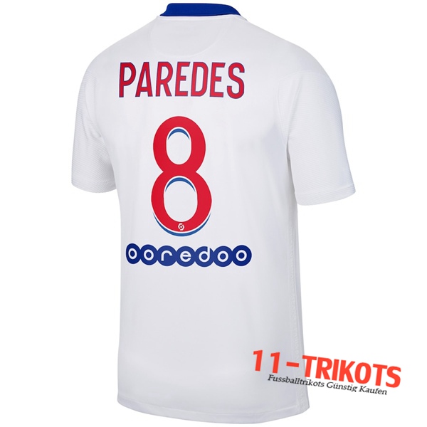 Fussball PSG (Paredes 8) Auswärtstrikot 2020 2021 | 11-trikots