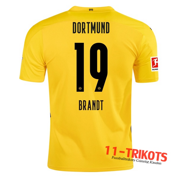 Fussball Dortmund BVB (BRANDT 19) Heimtrikot 2020 2021 | 11-trikots