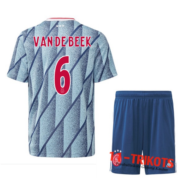 Fussball AFC Ajax (VANDEBEEK 6) Kinder Auswärtstrikot 2020 2021 | 11-trikots