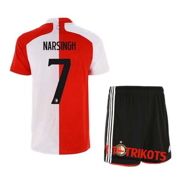 Fussball Feyenoord (NARSINGH 7) Kinder Heimtrikot 2020 2021 | 11-trikots