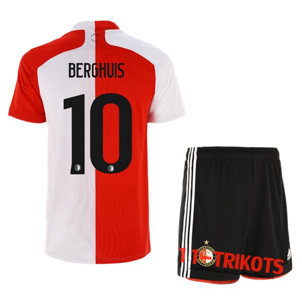 Fussball Feyenoord (BERGHUIS 10) Kinder Heimtrikot 2020 2021 | 11-trikots