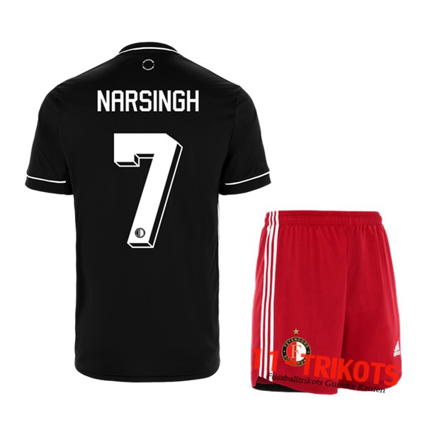 Fussball Feyenoord (NARSINGH 7) Kinder Auswärtstrikot 2020 2021 | 11-trikots