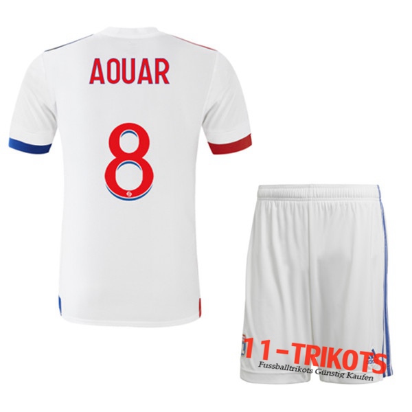 Fussball Lyon OL (AOUAR 8) Kinder Heimtrikot 2020 2021 | 11-trikots