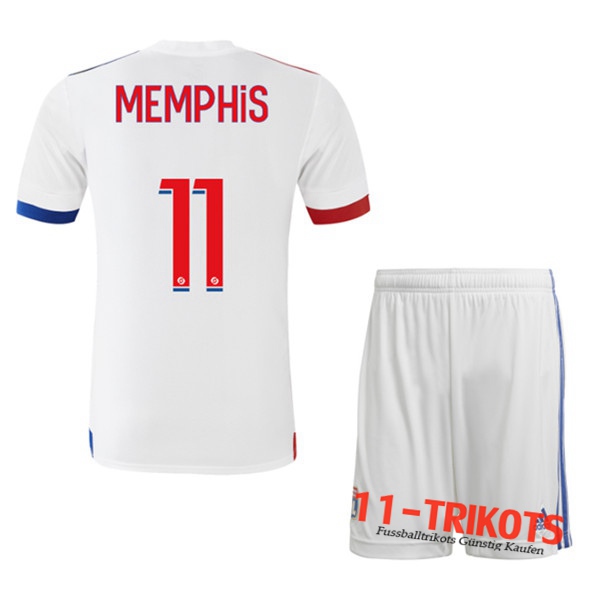 Fussball Lyon OL (MEMPHIS 11) Kinder Heimtrikot 2020 2021 | 11-trikots