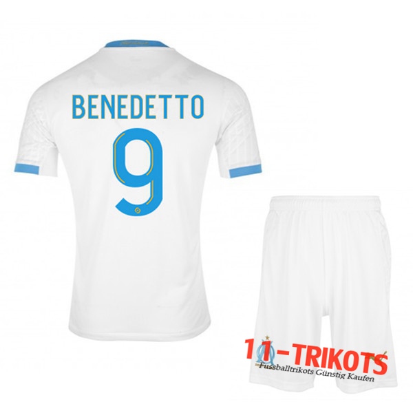 Fussball Marseille OM (Benedetto 9) Kinder Heimtrikot 2020 2021 | 11-trikots