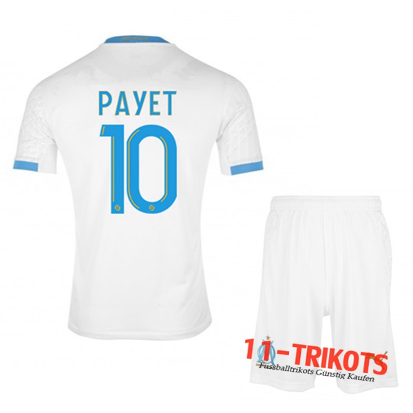 Fussball Marseille OM (MPayet 10) Kinder Heimtrikot 2020 2021 | 11-trikots