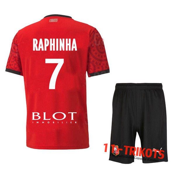 Fussball Stade Rennais (RAPHINHA 7) Kinder Heimtrikot 2020 2021 | 11-trikots