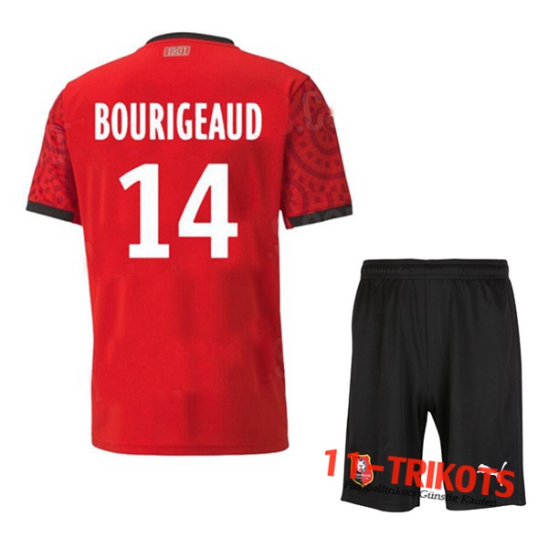 Fussball Stade Rennais (BOURIGEAUD 14) Kinder Heimtrikot 2020 2021 | 11-trikots