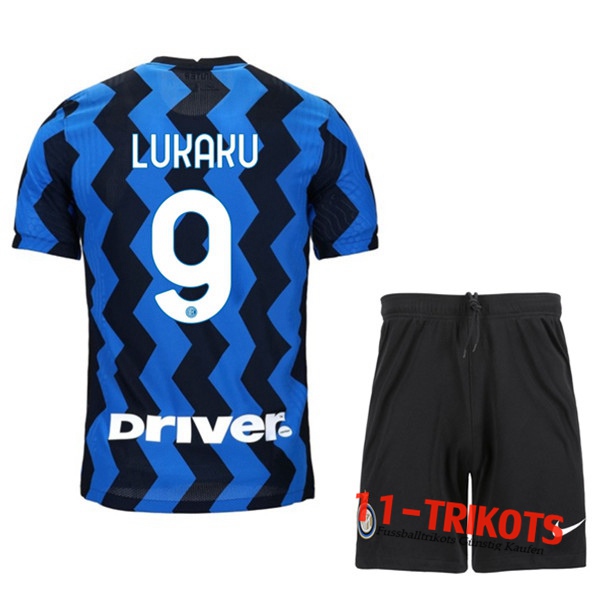 Fussball Inter Milan (LUKAKU 9) Kinder Heimtrikot 2020 2021 | 11-trikots