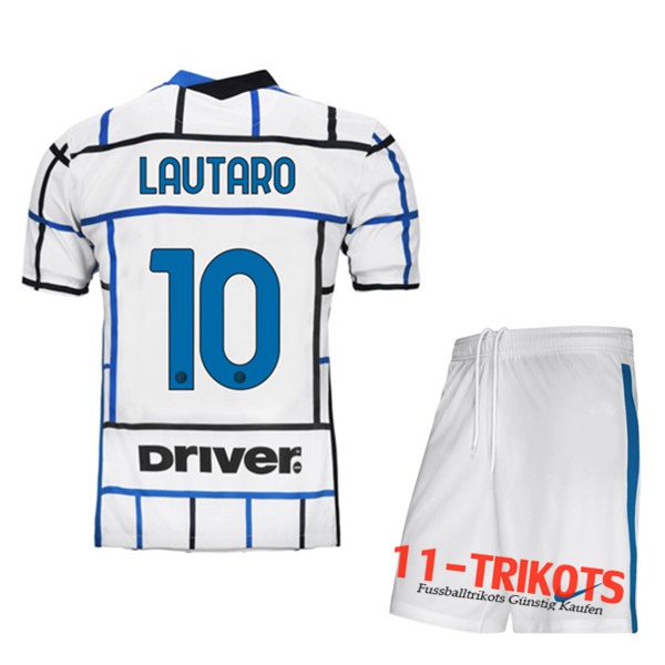 Fussball Inter Milan (LAUTARO 10) Kinder Auswärtstrikot 2020 2021 | 11-trikots