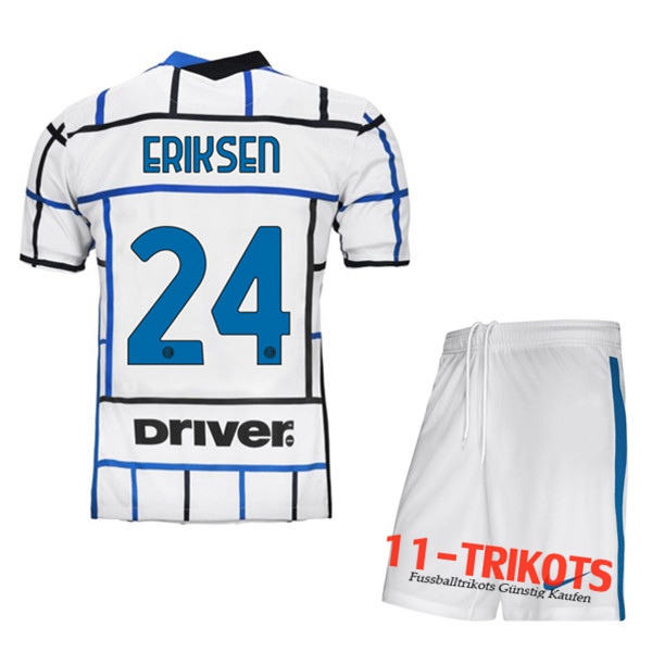 Fussball Inter Milan (ERIKSEN 24) Kinder Auswärtstrikot 2020 2021 | 11-trikots