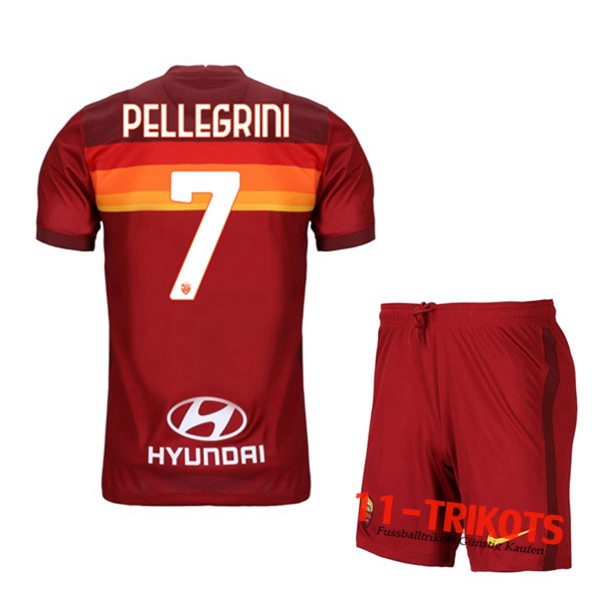 Fussball AS Roma (PELLEGRINI 7) Kinder Heimtrikot 2020 2021 | 11-trikots