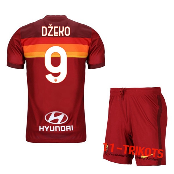 Fussball AS Roma (DZEKO 9) Kinder Heimtrikot 2020 2021 | 11-trikots
