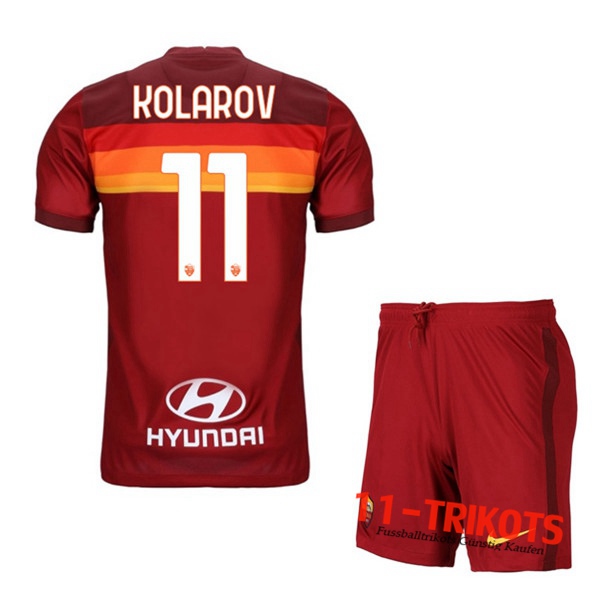 Fussball AS Roma (KOLAROV 11) Kinder Heimtrikot 2020 2021 | 11-trikots