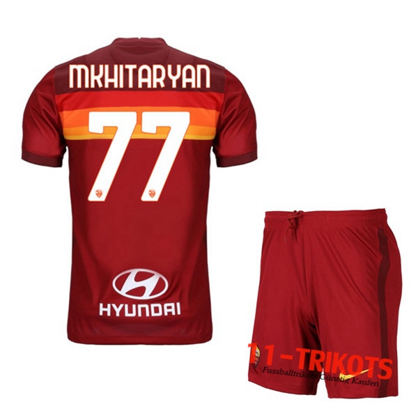 Fussball AS Roma (MKHITARYAN 77) Kinder Heimtrikot 2020 2021 | 11-trikots