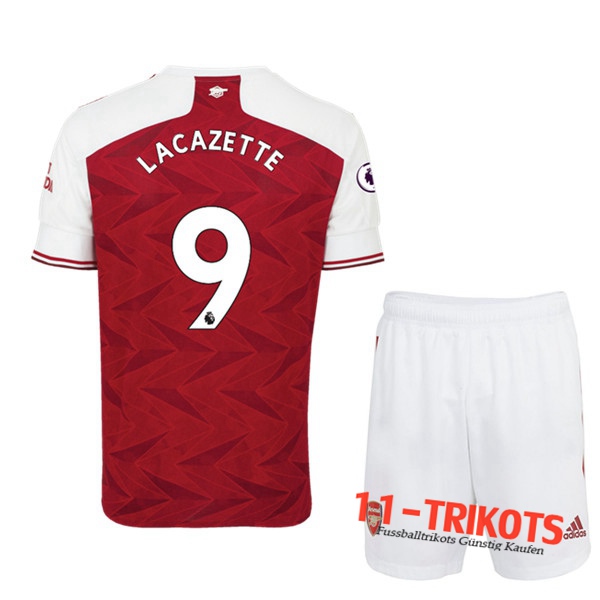 Fussball Arsenal (Lacazette 9) Kinder Heimtrikot 2020 2021 | 11-trikots