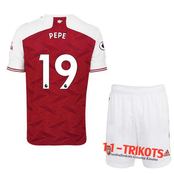 Fussball Arsenal (Pepe 19) Kinder Heimtrikot 2020 2021 | 11-trikots