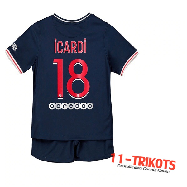 Fussball PSG (Icardi 18) Kinder Heimtrikot 2020 2021 | 11-trikots