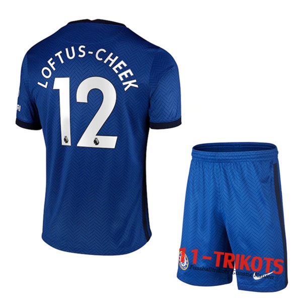 Fussball FC Chelsea (Loftus Cheek 12) Kinder Heimtrikot 2020 2021 | 11-trikots