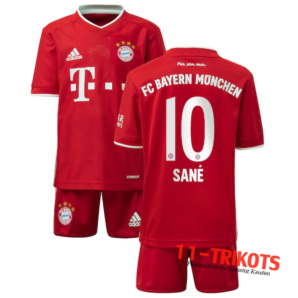 Fussball Bayern Munchen (Sané 10) Kinder Heimtrikot 2020 2021 | 11-trikots