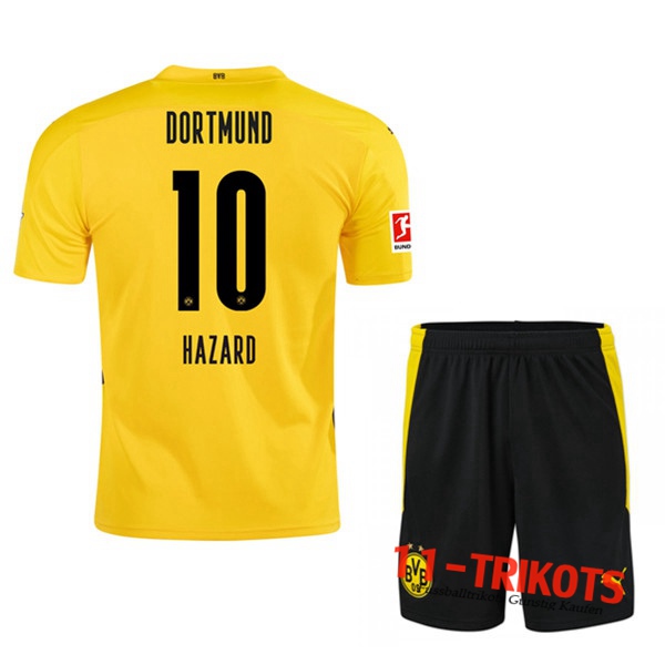 Fussball Dortmund BVB (HAZARD 10) Kinder Heimtrikot 2020 2021 | 11-trikots