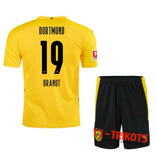 Fussball Dortmund BVB (BRANDT 19) Kinder Heimtrikot 2020 2021 | 11-trikots