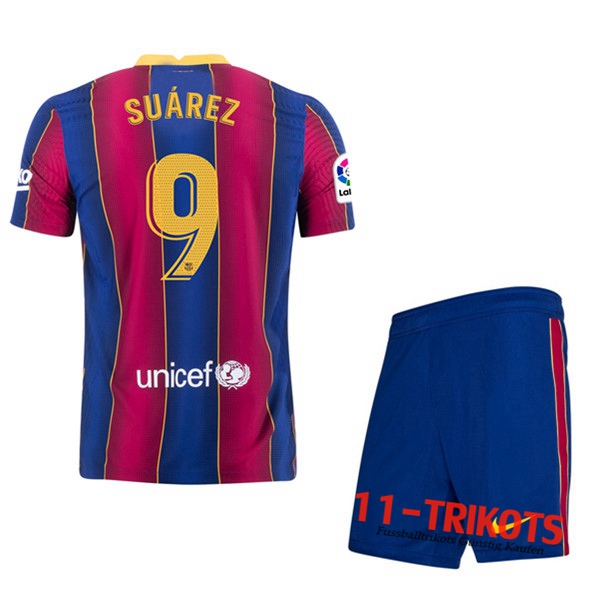 Fussball FC Barcelona (SUAREZ 9) Kinder Heimtrikot 2020 2021 | 11-trikots