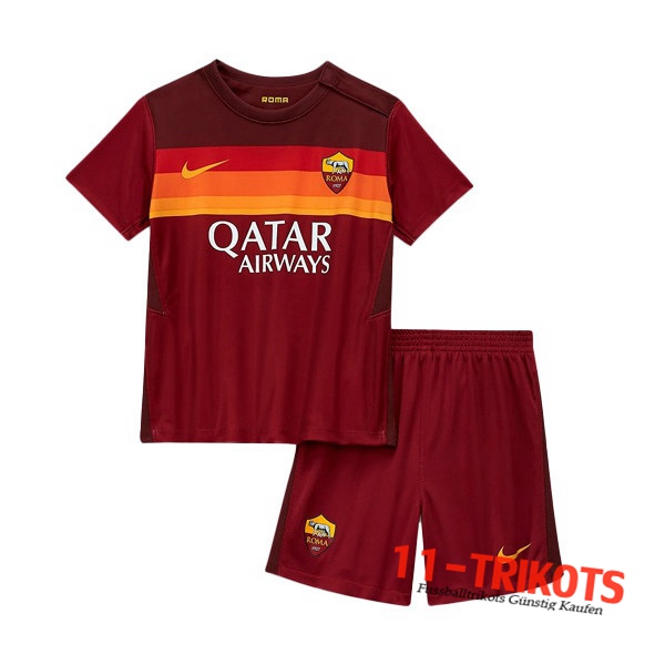 Neues Fussball AS Roma Kinder Heimtrikot 2020 2021 | 11-trikots