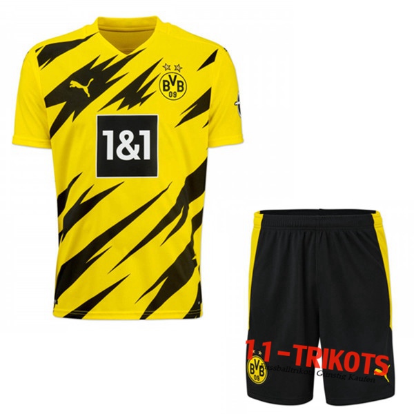 Zusammen Fussball Dortmund BVB Heimtrikot + Short 2020 2021 | 11-trikots